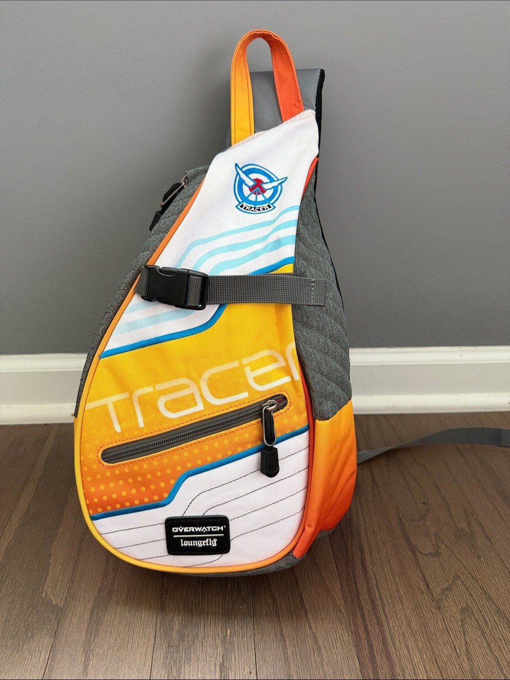 Loungefly x Overwatch Tracer Orange Sling Bag RARE